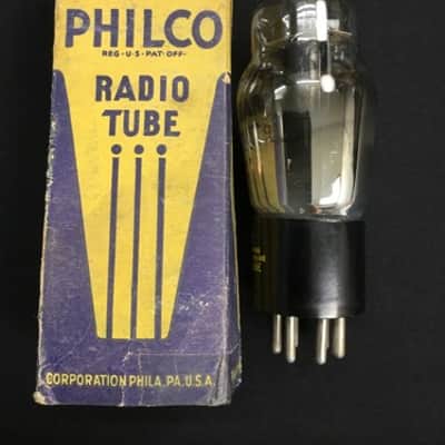 NOS PHILCO TYPE 43 Coke Bottle PENTODE Power VACUUM TUBE Tested USA P.2030-D image 2