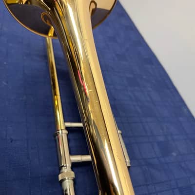 Used Yamaha YSL-682G Large Bore Tenor Trombone w/ F Attachment with Case and Mouthpiece Just Serviced image 14