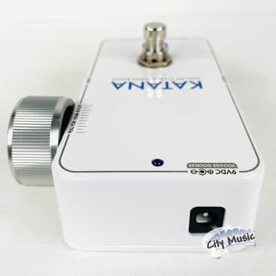 Used Keeley Katana Clean Boost Guitar Effects Pedal Throwback White Edition ♫ image 5