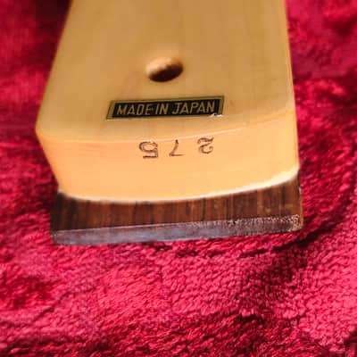 Charvel 375 Neck MIJ late 80s/early 90s – NOS Undrilled Heel – Rare Ex-Distributor Stock image 3