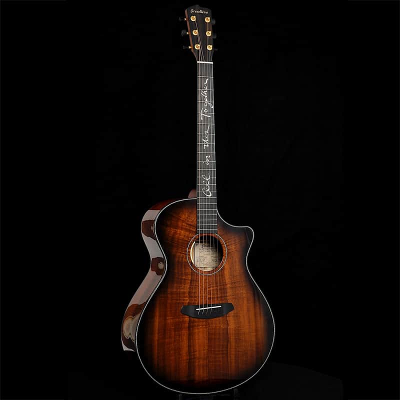 Breedlove Jeff Bridges Oregon Concerto CE Bourbon Burst 2020 image 1