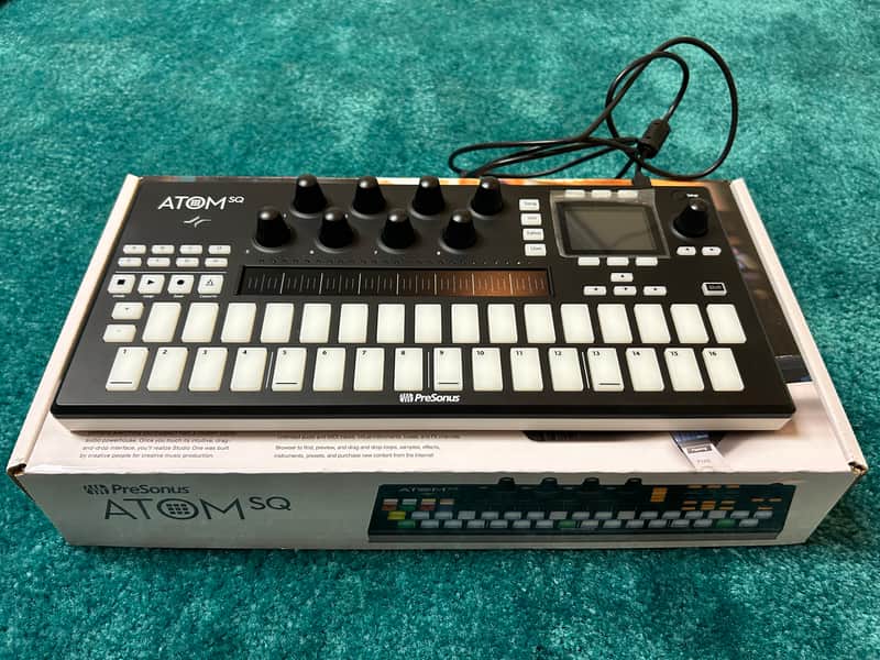 PreSonus Atom SQ MIDI Keyboard Controller 2020 - Black image 1