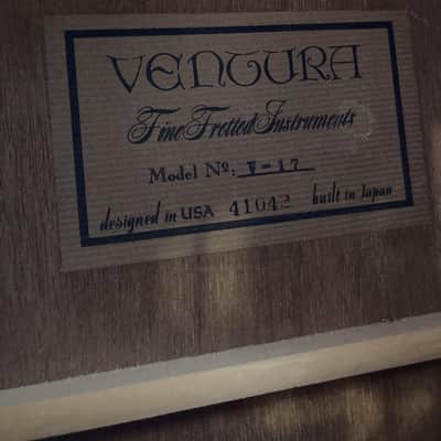 CONSIGNMENT 1970s Ventura V-17 12-String Acoustic Guitar MIJ - Natural w/HSC (Knight, N) image 8