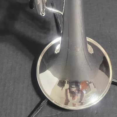 KANSTUL CUSTOM CLASS 3 VALVE SOPRANO G BUGLE , Mouthpiece & Case - Silver plated image 18