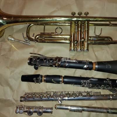 First Act Clarinet AND Trumpet AND Flute as a set, with cases image 3