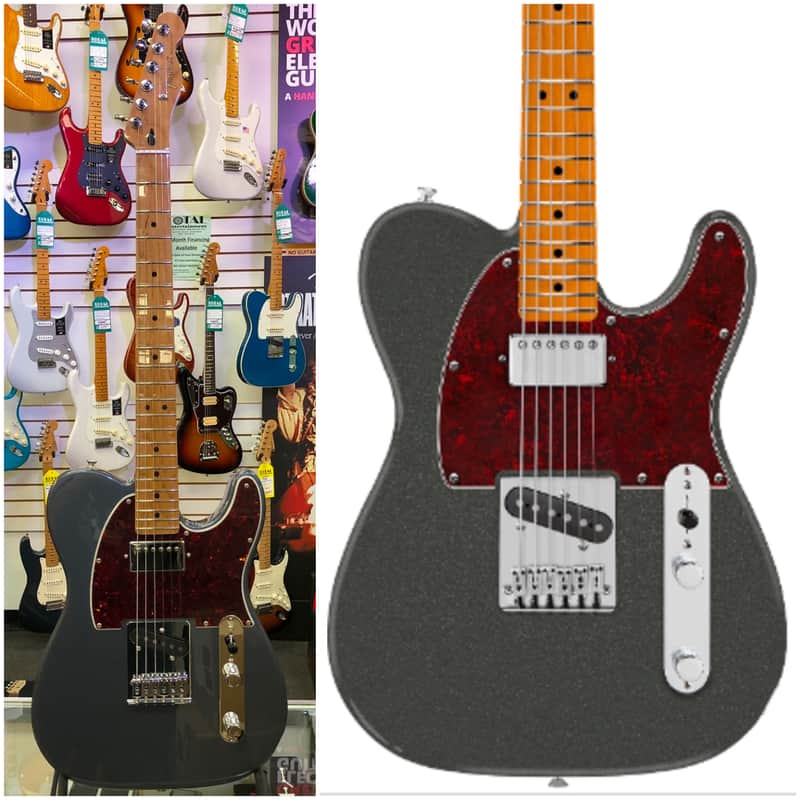 Fender Limited Edition Player II Telecaster - Charcoal Frost Metallic with Custom Shop Texas Special Single Coil Pickups image 1