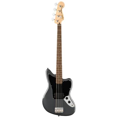 Fender Squier Affinity Series Jaguar Bass in Charcoal Frost Metallic image 5