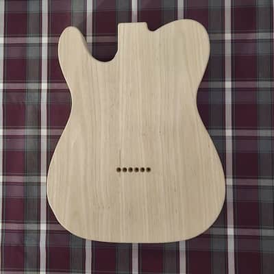 Woodtech Routing - Swamp Ash/Swamp Ash Telecaster Thinline Body - Unfinished image 2