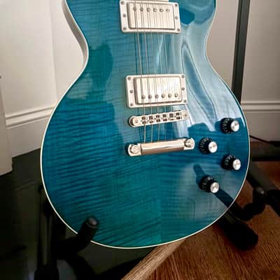 Immagine Gibson Les Paul Standard Limited Edition with '60s Neck Profile 2004 - Pacific Reef Blue - 10