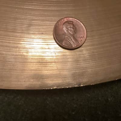 15” Istanbul K Zildjian crash cymbal - Old Stamp - 944 grams - made in the 1950s image 11