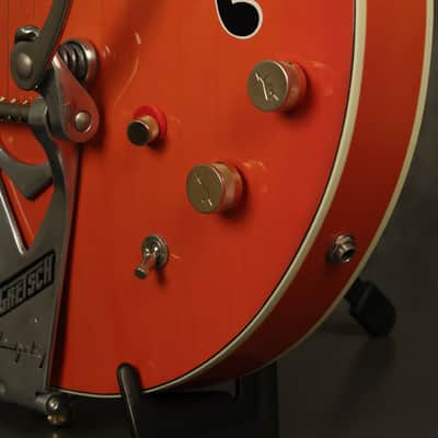 1964 Gretsch Chet Atkins 6120 Nashville Western Orange with HANG TAG image 9