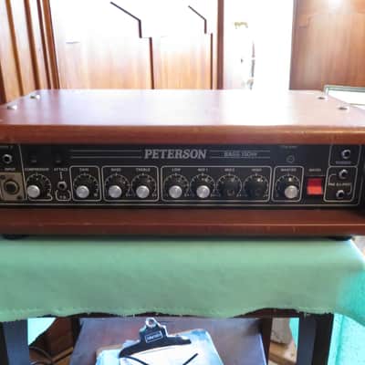 vintage UK 1990's Peterson bass amp head P150 jazz amplifier portable 150 watts for acoustic or electric bass image 2