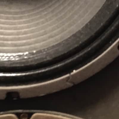 Vintage 1975 Ampeg V-4 Model SPV400 4x12 Speaker Cabinet Black Tolex Made in USA Eminence image 8