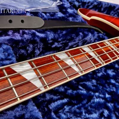 ♚MINT♚ULTRA RARE♚2012 Rickenbacker 4003 Stereo Bass♚ LUSH FIREGLO ♚ LEFT HANDED ♚GEM image 4