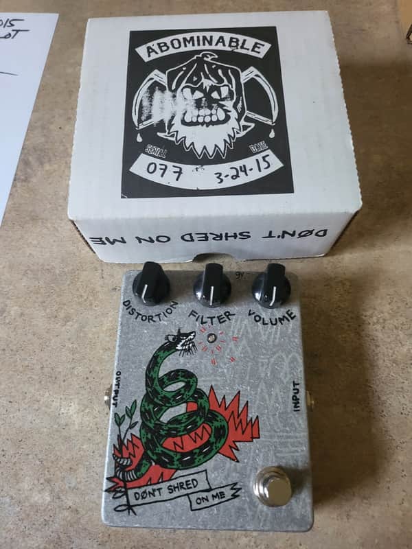 Abominable Electronics Don't Shred on Me 2015 - Silver image 1