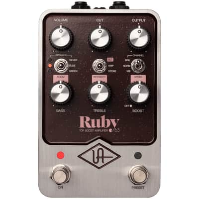 Universal Audio Ruby ’63 Top Boost Amplifier - Ruby / Silver image 1