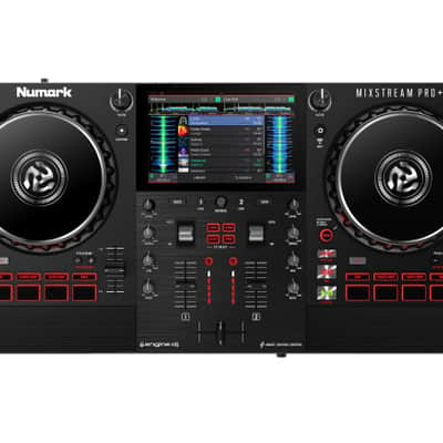 Numark Mixstream Pro+ | Streaming DJ Controller with Wi-Fi | Built-In Speakers & Smart Lighting Control image 3