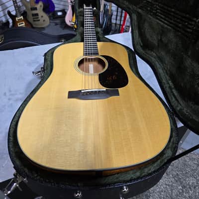 Martin D-18 Satin Standard Series Acoustic Guitar - Satin Natural with Aging Toner (2025) w/OHSC & PLEK*D #825 image 13