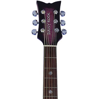 Daisy Rock DR6222 Pixie 6-String Acoustic-Electric Guitar - Plum Purple Burst - (B-Stock) image 2