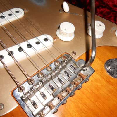 Fender Road Worn 50's Stratocaster 2012 - Custom Shop Josefina Tomatillo hybrid build w/ CS case2-Tone Sunburst image 3