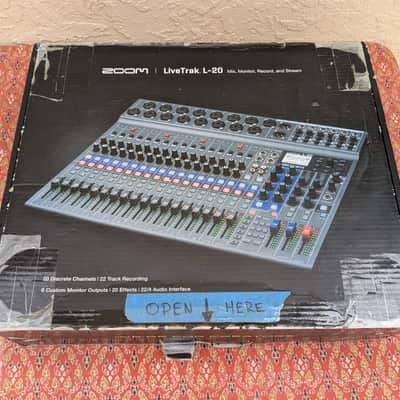 Zoom LiveTrak L-20 Digital Mixer / Recorder 2010s - Grey / Blue image 17