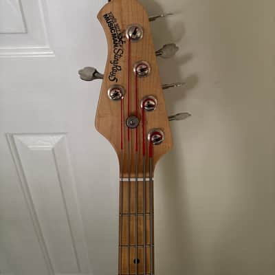 Ernie Ball Music Man Stingray 5 Left Handed 2002 - Transparent Natural Gloss image 3