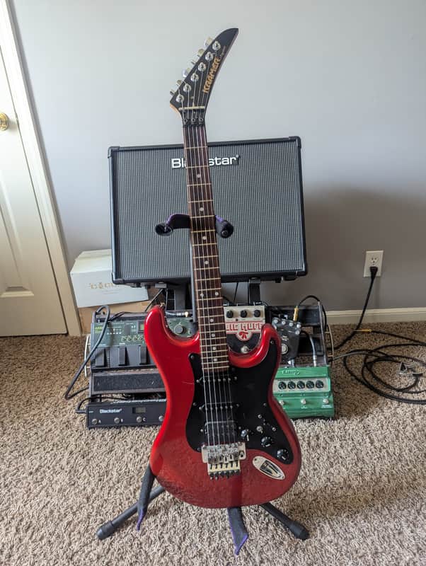 Kramer Pacer Deluxe 1984-1986, mid-80s - Red image 1