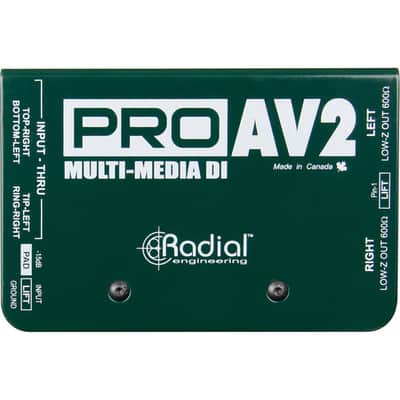 Radial Engineering ProAV2 2-channel Passive A/V Direct Box image 4