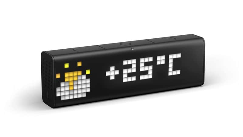 LaMetric Time LM 37X8 Wi-Fi Smart Home Clock, Black image 1
