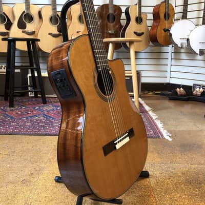 Cordoba Fusion 12 Canadian Cedar/Mahogany Nylon String Acoustic-Electric Guitar image 2