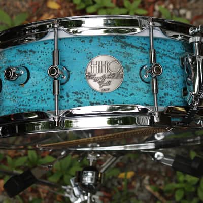 HHG Drums Super-muff Seamless Copper Snare Drum 2022 Natural Patina Copper image 23