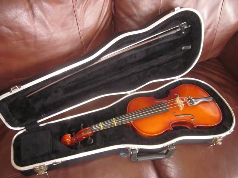Used Andrew Schroetter 415 3/4 Violin w/ Glasser Bow and Hard Case #28727 image 1