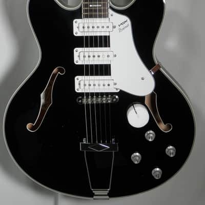 Vox Bobcat S66 Black Semi-Hollow Electric with case image 1
