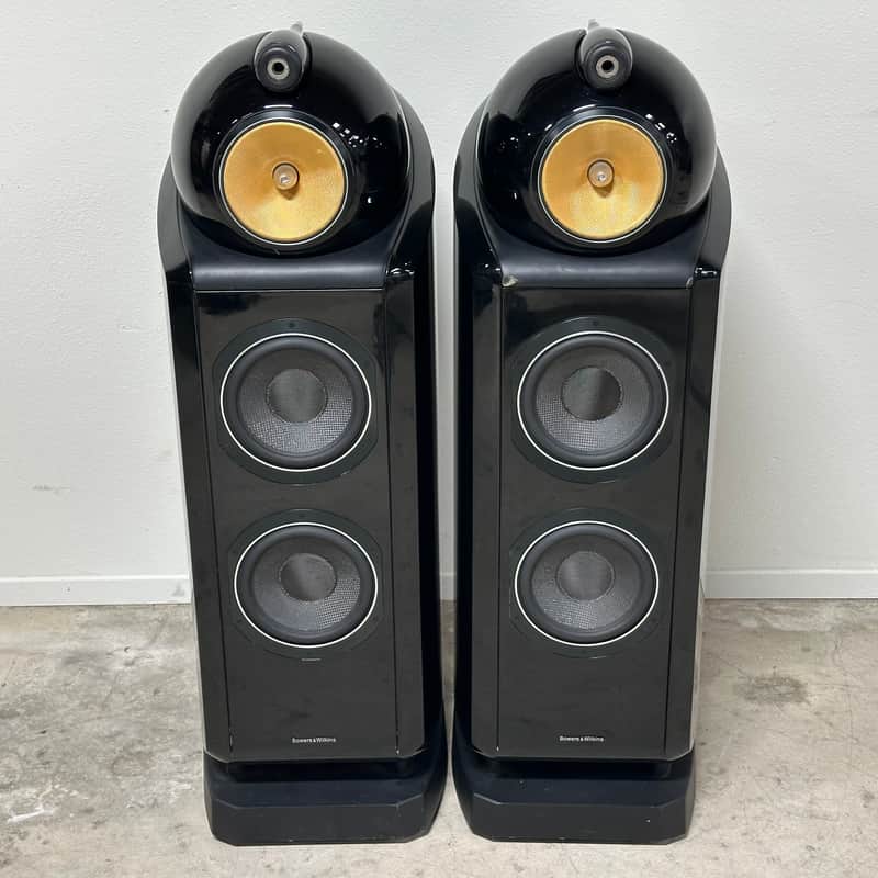 B&W 802 D2 Floorstanding Speakers; Piano Black Pair; Diamond