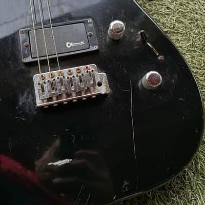 Charvette by Charvel Model 100 Black 1990s Reverse Headstock image 1