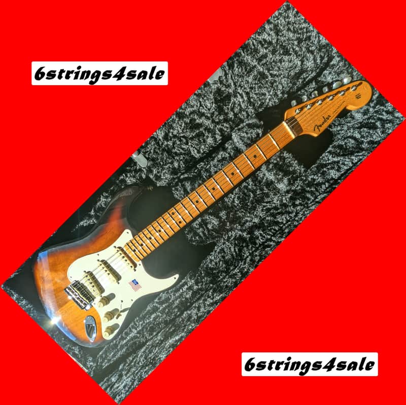 2021 Fender Eric Johnson Stratocaster with Maple Fretboard - 2-Color Sunburst