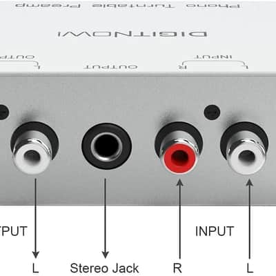 Phono Turntable Preamp – Mini Electronic Audio Stereo Phonograph Preamplifier with RCA/TRS Output, Low Noise Operation image 2