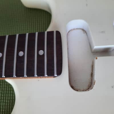 Harley Benton 25th strat neck SS frets, roasted flames, locking keys.. image 9