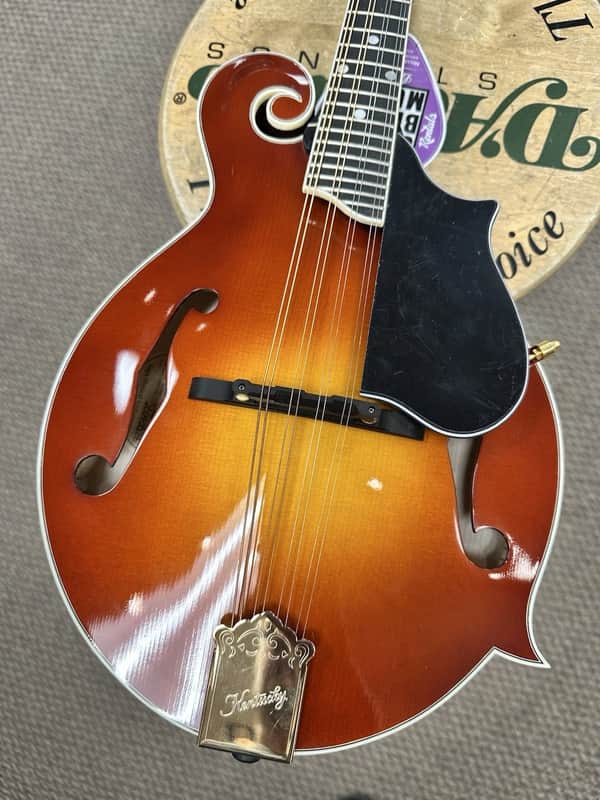 Kentucky KM-855 Artist F-Style Mandolin Amber Burst image 1