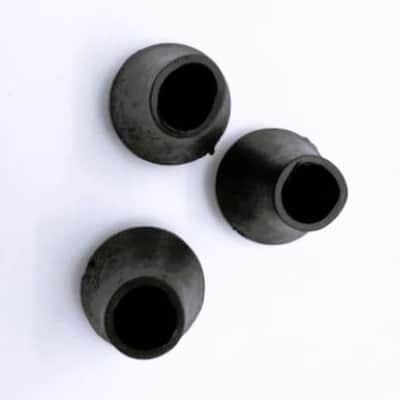 Vintage Style Rubber Floor Tom Leg Tips, Fits 60s/70s Ludwig, Slingerland, Rogers, WFL 3/8" or 9.5mm image 4