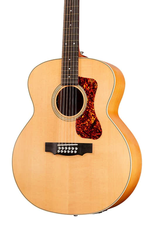 Guild - F-2512E - Jumbo 12-String Acoustic-ElectricGuitar w/ LR Baggs - Solid Spruce Top - Maple Archback - Blonde image 1