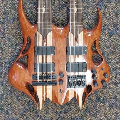 Custom Exotic Double Neck 8/4 Natural image 2
