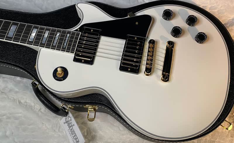 NEW! Gibson Les Paul Custom - Alpine White - Ebony Board - Authorized Dealer - Only 9.5 lbs - G06451 image 1