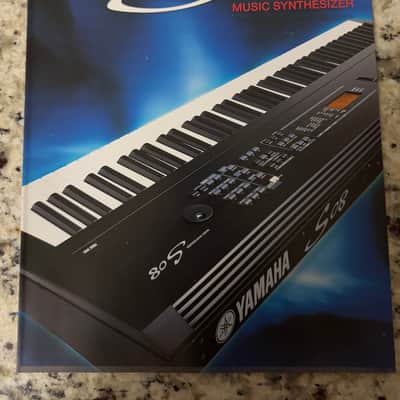 Yamaha S 08 synthesizer brochure 2002