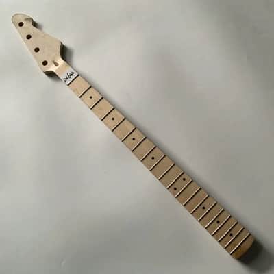 Maple Wood 4 String Bass Neck, 20 Frets Fretboard image 1