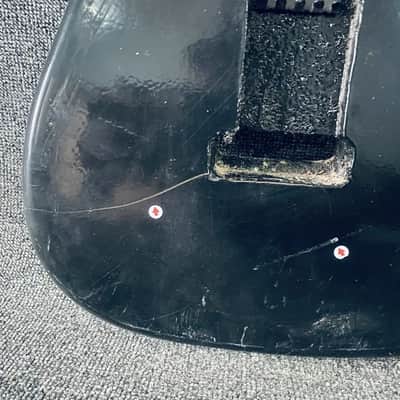 Black HSS Basswood Guitar Strat Style Body image 9