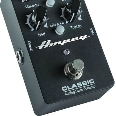 AMPEG CLASSIC ANALOG BASS PREAMP EFFETTO PREAMPLIFICATORE A PEDALE PER BASSO CON EQUALIZZATORE 3 BANDE image 1