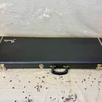 Vintage 1978-1980 Fender Mustang Guitar Case Black "Made in USA" 1970's 1980's image 3