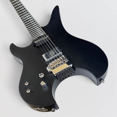 Schecter Synyster Gates Custom-6 TR-S Headless Left-Handed Electric Guitar - Satin Black image 9