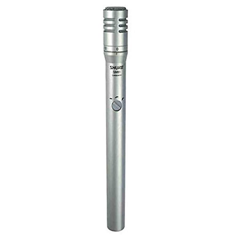 Shure SM81-LC Unidirectional Cardioid Condenser Studio Instrument Microphone image 1